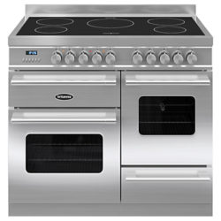 Britainnia RC-10XGI-DE Delphi Modern Induction Hob Range Cooker Stainless Steel
